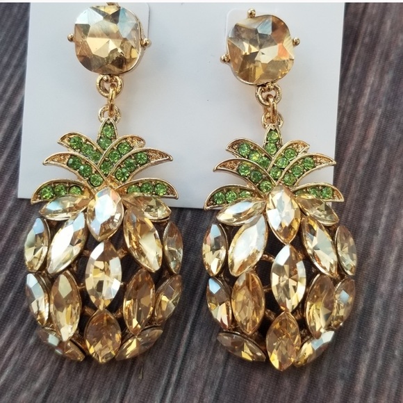 Betsey Johnson — Pineapple Earrings - Picture 3 of 4